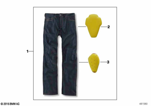 MAX BMW Motorcycles - JEANS WATERPROOF MENS - 2017
